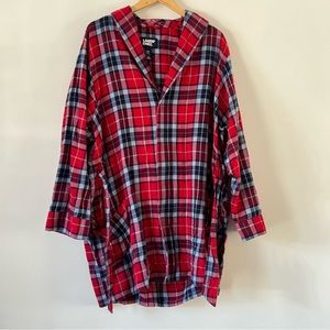Lands End Men’s Plaid Robe size XXL